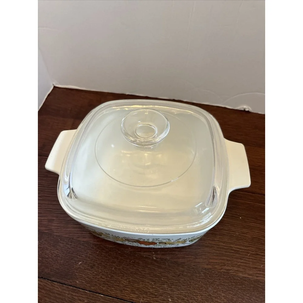 Vintage Corning Ware Spice O Life 1.5 Qt Casserole Dish A-1 1/2-B with Pyrex Lid
